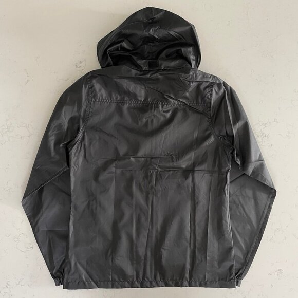 Elevate W Darien Lightweight Full Zip Windbreaker Jacket w Hood Black Sz XS NWT - Picture 7 of 14